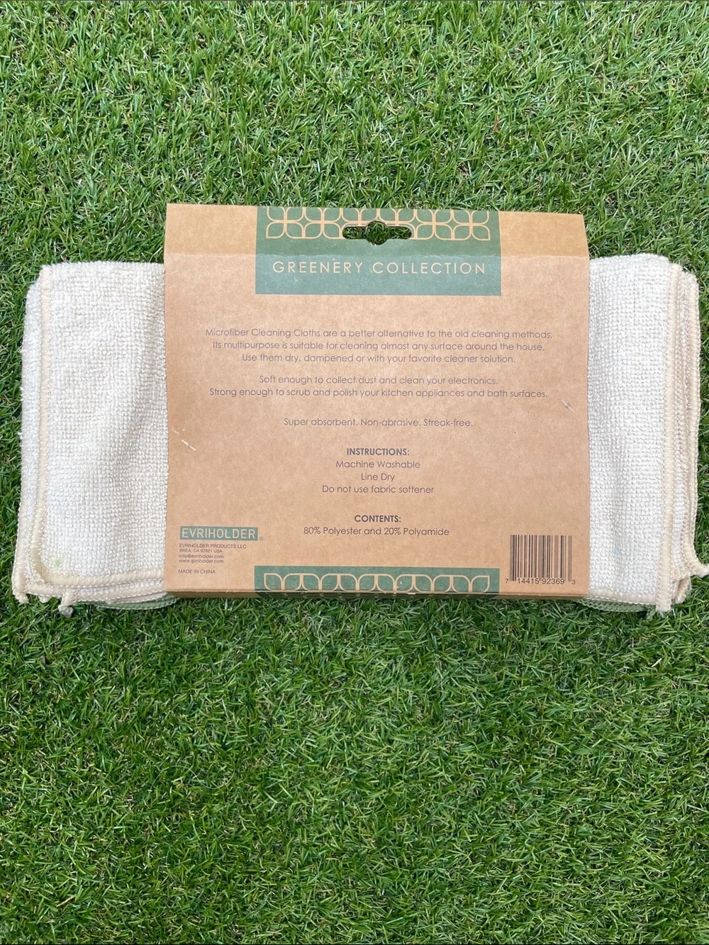 Light Green Microfiber Cleaning Cloths - 10 Pack
